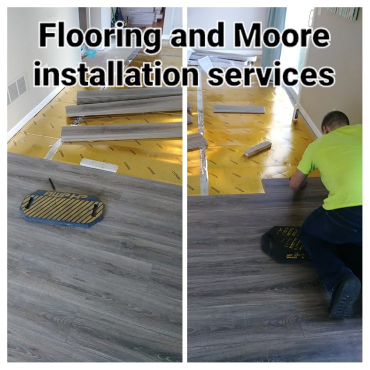 Vinyl flooring installation