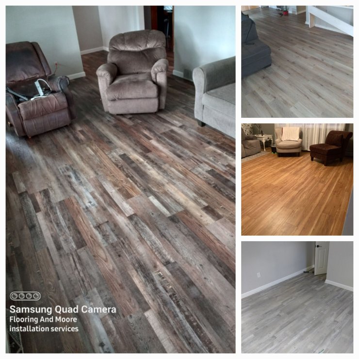 Luxury vinyl plank flooring contractor