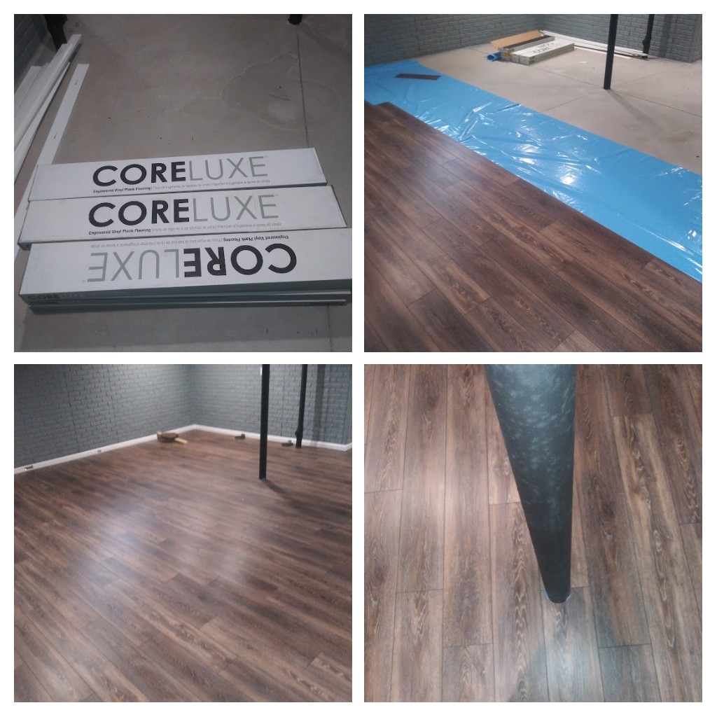 Installing Vinyl Plank Flooring in the Basement